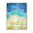 Toile avec cadre flottant brun
