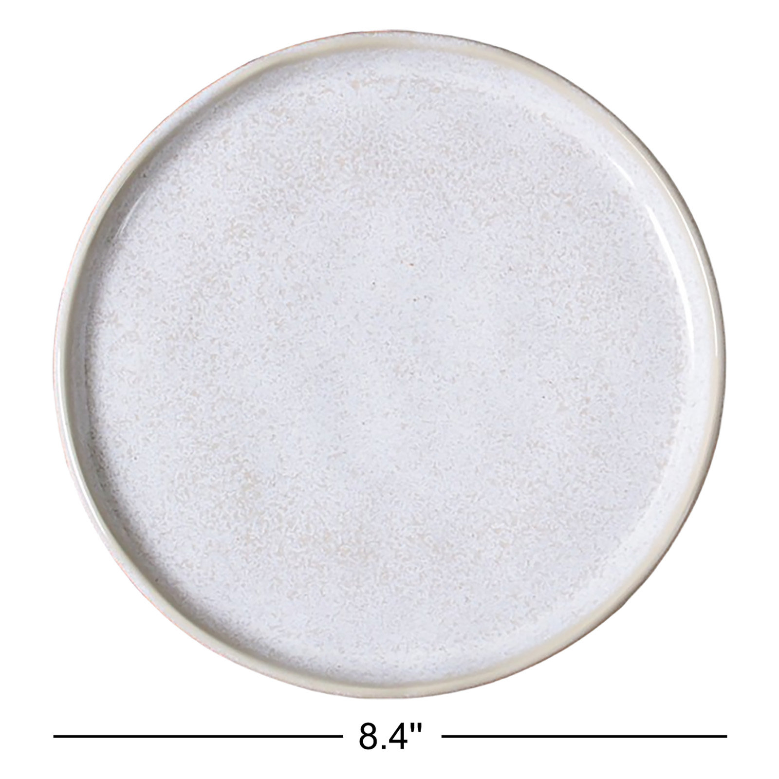 Salad/Dessert Plate, 8.4'', Stoneware, Latte