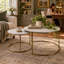 FURNITURE RANGE AVIANO 2PC COFFEE TABLE BLACK/BROWN-947803913-947803914-947803916