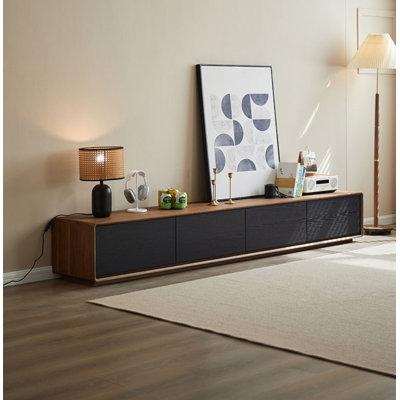 Simple Creative TV Cabinet Unfinished TV Stand for TVs up to 88"