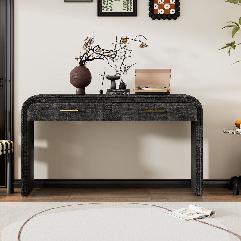 Modern Console Table,Entryway table,Hoyer table with Two Top Drawers