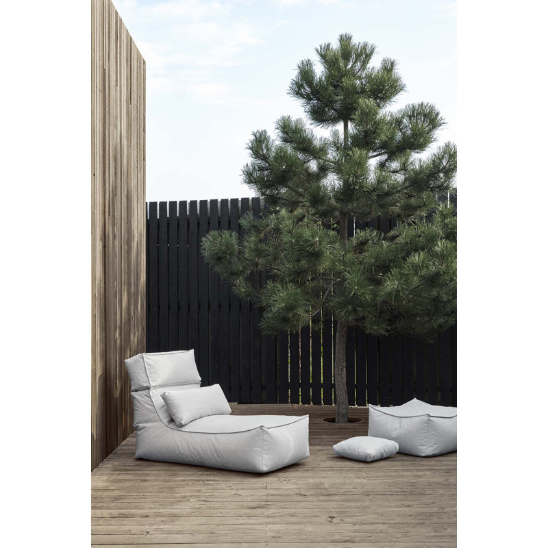 Stay Synthetic Indoor/Outdoor Pillow Cover & Insert, Rectangular, 12"H x 28"W, Cloud