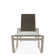 Holna Outdoor Rust-Resistant Metal Chaise Lounge