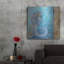 Art mural en métal Beachcrest Home ™ «Sea Horse And Sea» par Art Licensing Studio-1319835450