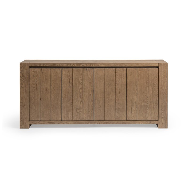 Bristol Reclaimed Oak Sideboard Buffet, Café Brown
