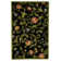 Hollander Hand-Hooked Wool Black Area Rug
