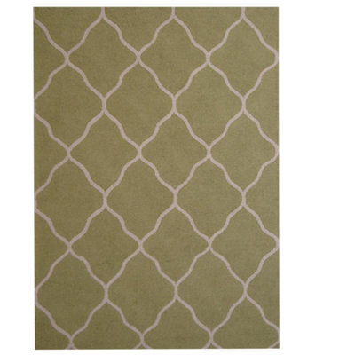 Wool Geometric Indoor Rug