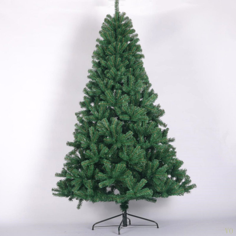Pied de sapin de Noël artificiel pliable en métal 8 pi, 8'