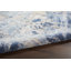 Tapis bleu / crème à motif abstrait Corpuz-1918977300