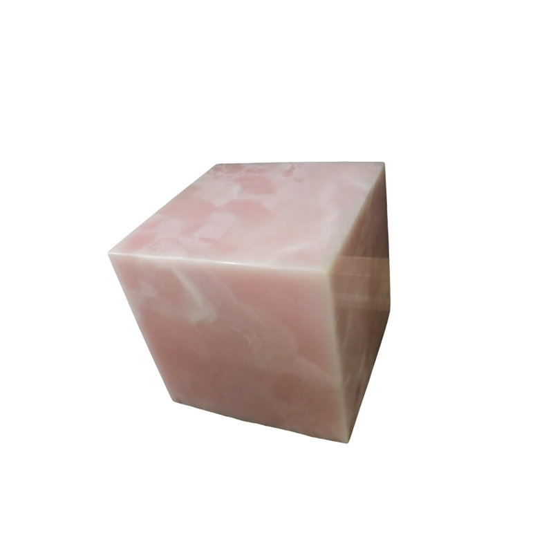 Table d'appoint, table d'appoint, onyx rose Plinch