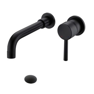 Single-handle Bathroom Faucet with Drain Assembly