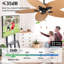 Ventilateur de plafond Palm Island