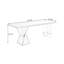 Brown Rectangular Solid Wood writing desk-117867015