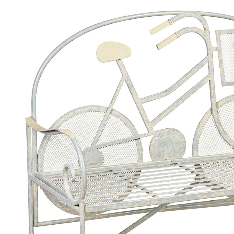 Banc de jardin en acier inoxydable Tyna