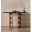 Console en bois massif Wabi Sabi