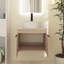Meuble-lavabo simple 23,62 po avec plateau en céramique Evaley