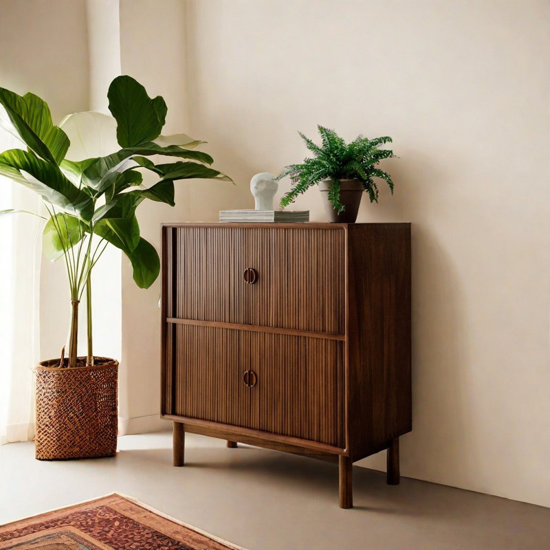 Vintage Solid Wood Sideboard