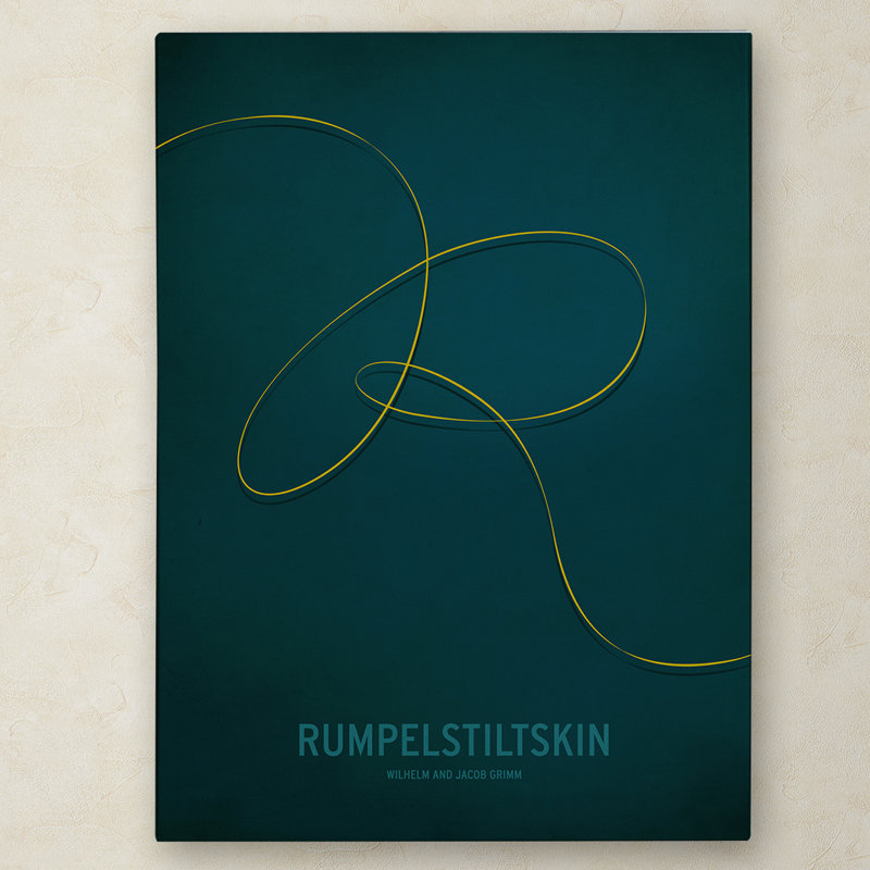« rumpelstiltskin' », art sur toile, H 32 po x l 24 po x P 2 po