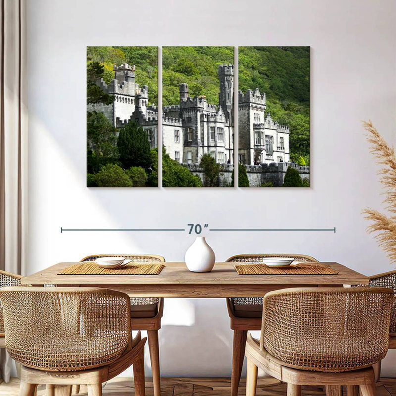 Historic Kylemore Abbey, 36" H x 57" W