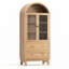 Grande armoire de rangement arquée 71 "-130025273