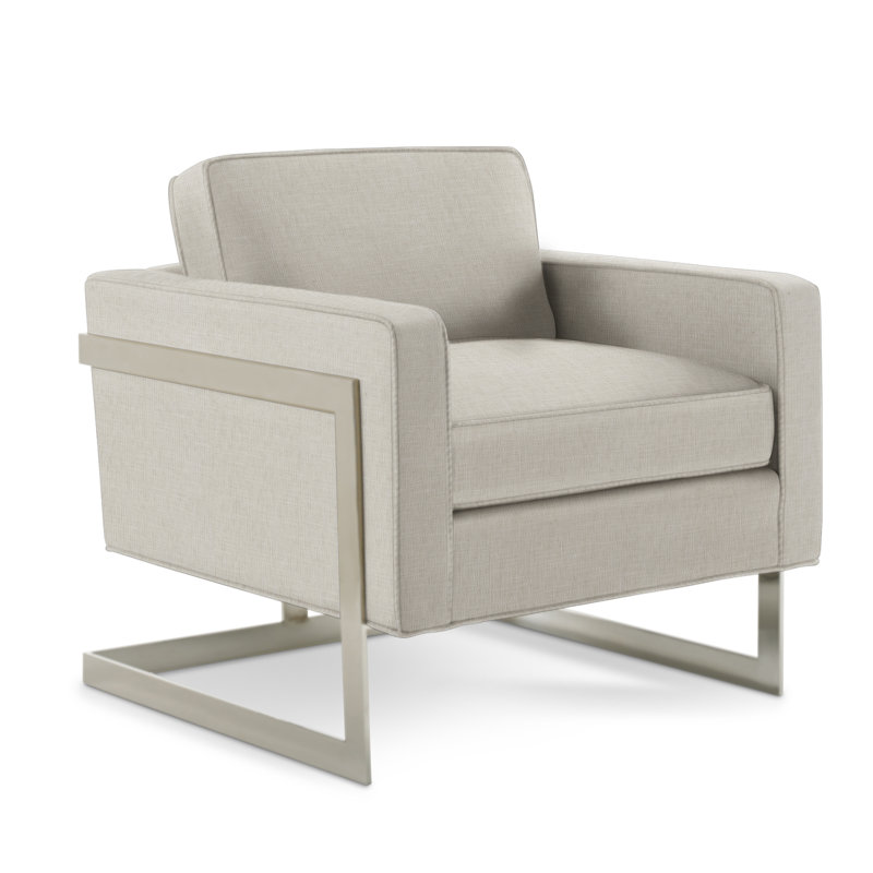 Milano Chair, French Gray Polyester