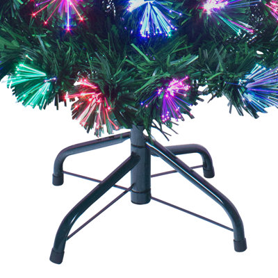 Lighted Artificial Pine Christmas Tree