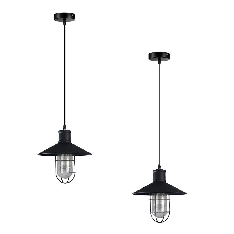 Dex 2 - Light Black Single Pendant
