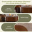 Ensemble de 2 tables basses gigognes rondes Handcraft