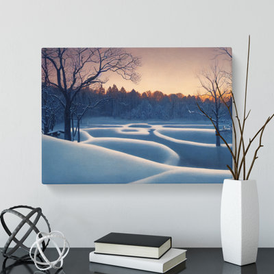 Winter Forest Landscape Vol.4 - Wrapped Canvas
