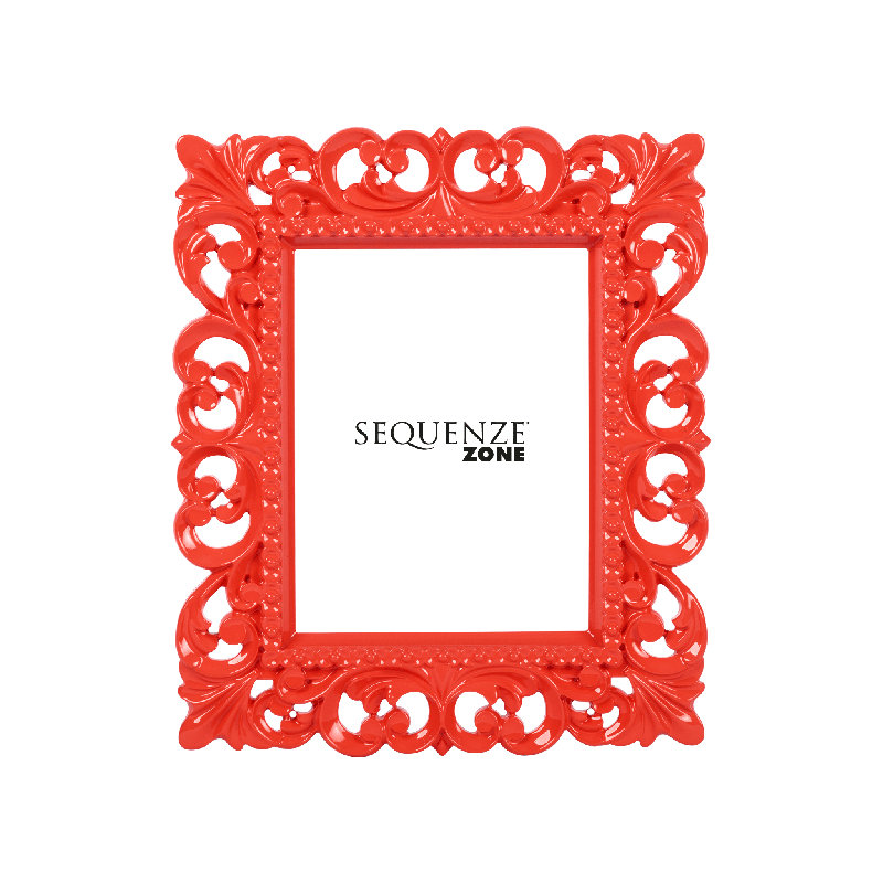 Embossed Picture Frame, Red