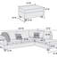 Canapé modulaire 3 pièces-682916005