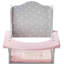 Teamson Kids Polka Dots Princess Kids Baby Dolls High Chair, Gray