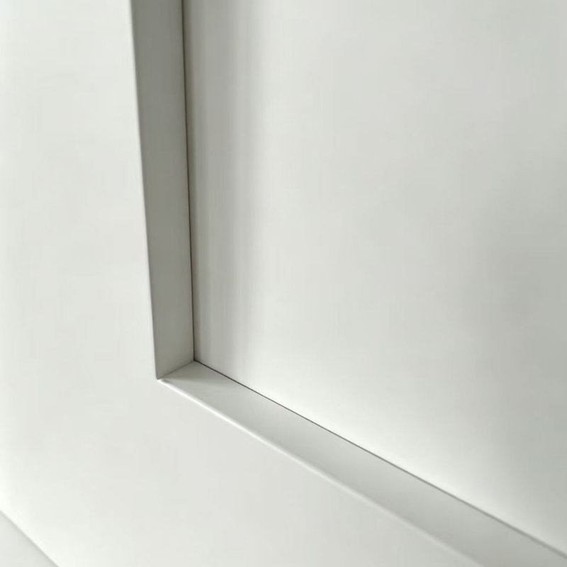 Porte intérieure en bois apprêté blanc Shaker, panneau unique, 45,7 x 203,2 x 3,5 cm (18 x 80 x 1-3/8 po), paquet de 2, pour placard ou entrée de chambre. Surface lisse, prête à peindre.