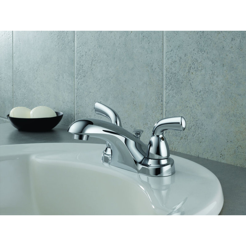 Robinet de salle de bain central avec ensemble de bonde Foundations