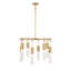 Lustre 8 lumières Downend en laiton chaud-1160256681-1160256683