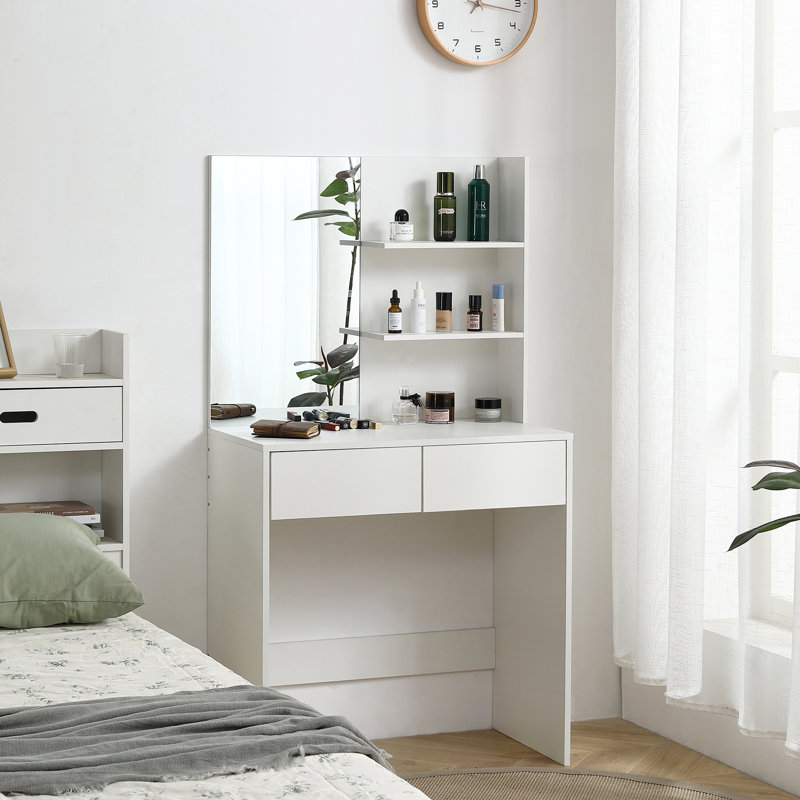 Bureau de coiffeuse avec miroir