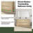 60'' Double Bathroom Vanity with Resin Top