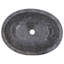 Lavabo de salle de bain vasque ovale en marbre 15,7 po VidaXL-92991779