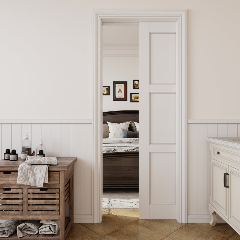 Porte de garde-robe coulissante 80 po, 32 po x 80 po