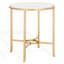 Myrtise Forged Metal Round Accent Table