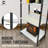 4 Tier Ladder Bookshelf, Bookcase Shelf Storage Rack Organizer, Rustic Oak-370006346
