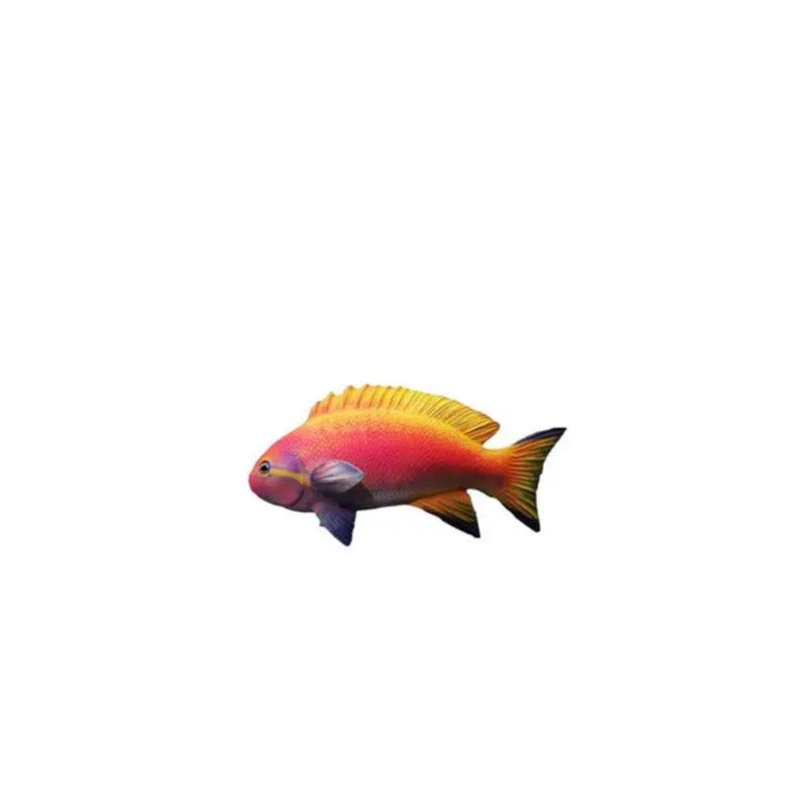 Statue de poisson orange