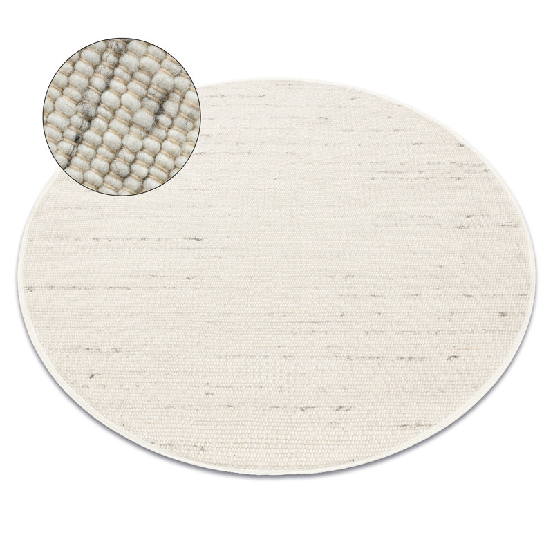 Round Omariana Wool Area Rug, Round 160cm