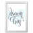 White Grain Frame