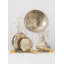 Ensemble de vase de table en métal doré 2 pièces Elsass