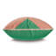 Plage Mitered Outdoor Square Pillow Cover & Insert