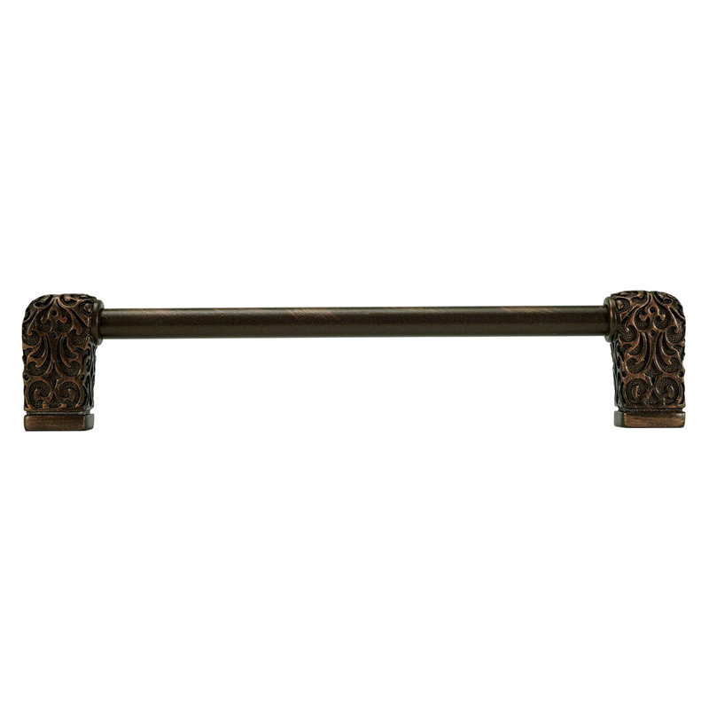 Via Veneto 6" c.c. pull; Soft, 6", Bronze