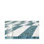 Tapis intérieur / extérieur bleu sarcelle / ivoire Noank-752857740