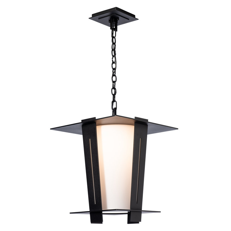 Linea Outdoor Lantern, Coastal Black