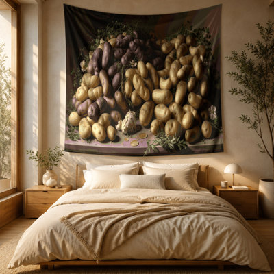 Vegetables Potato Fingerling Wall Tapestry